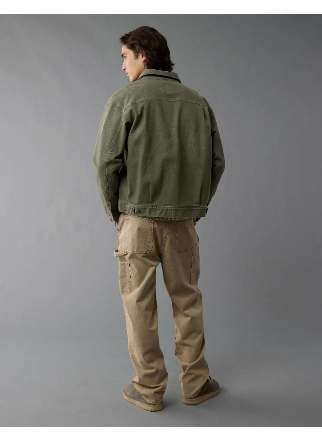 امريكان ايجل AE Slim Fit Denim Trucker Jacket