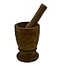 Imusa Imusa IMUSA USA LIS-005W Jumbo Mortar with Pestle, Wood  - Image 2