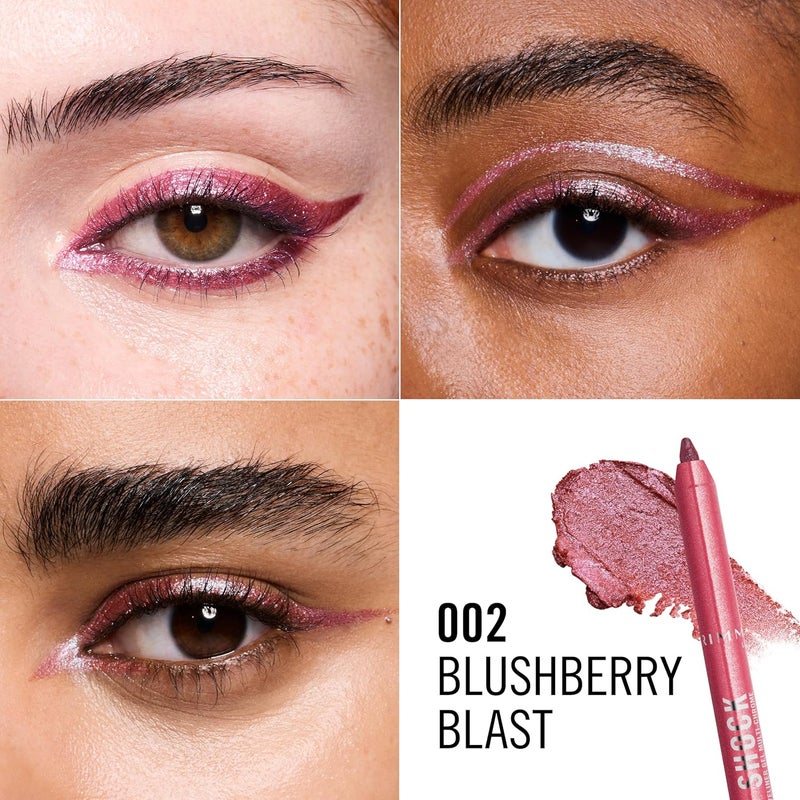 RIMMEL LONDON Rimmel Thrill Seeker Multi-Chrome Gel Eyeliner, 002 Blushberry Blast, 1.2g - Image 4