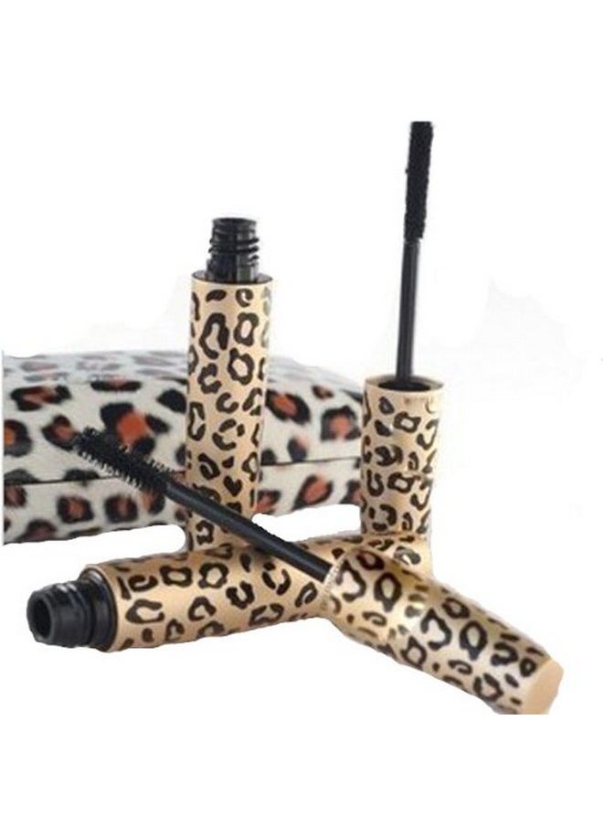 Warm Girl - Black Leopard Fiber Mascara Eye Lashes Makeup New Long Curling Eyelash New - Image 1