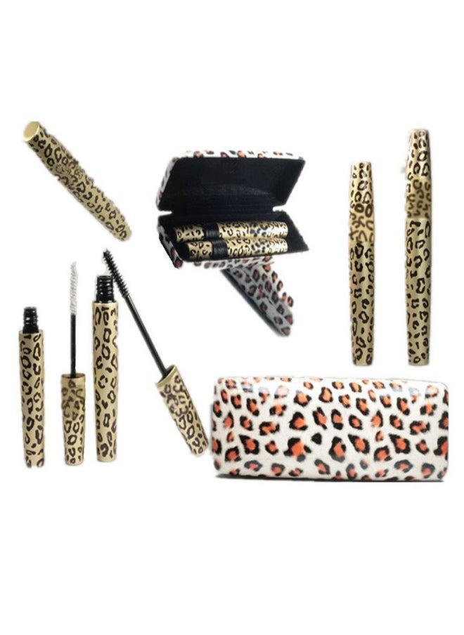 Warm Girl - Black Leopard Fiber Mascara Eye Lashes Makeup New Long Curling Eyelash New - Image 1