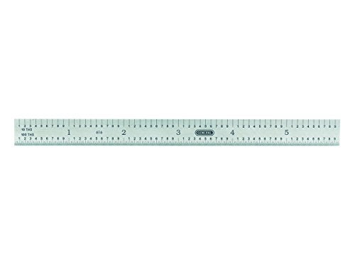 General Tools Flexible 6-Inch Straight Edge Ruler #616, Stainless Steel - 4 Graduations – 1/32 inch, 1/64 inch On One Side, 1/10”, 1/100” On The Other Side - Image 5