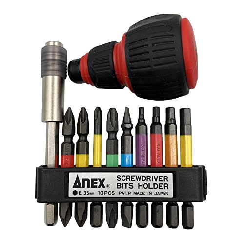 anex حامل تمديد بت أنيكس ACMH9-EH، مقبض بديل، حامل متضمن، مجموعة من 9 - Image 1