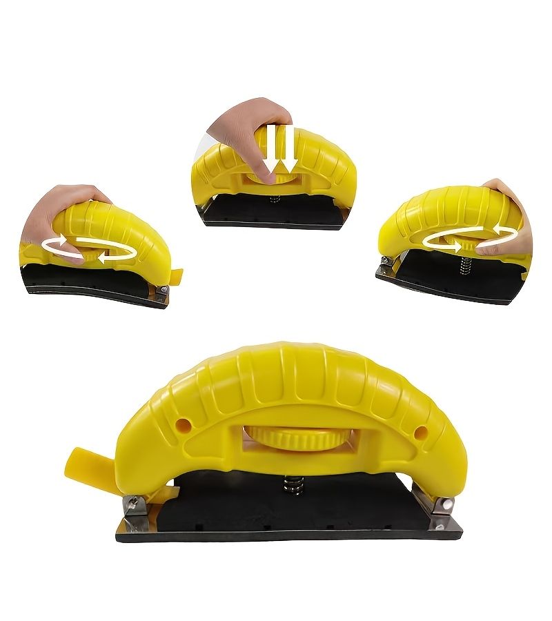 70x198mm Elastic Hand Push Board With Adjustable Rectangular And Square Sanding Blocks - Image 1