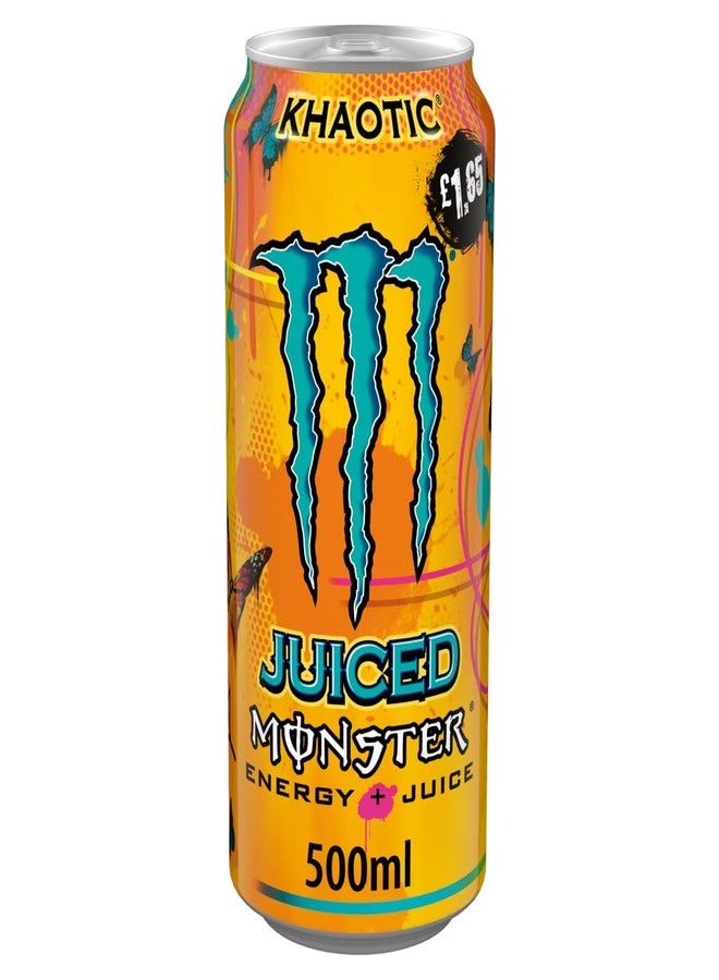 MONSTER ENERGY DRINK KHAOTIC TROPICAL ORANGE 500L
