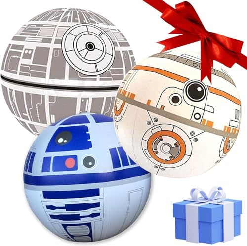 NINOSTAR Large Play Balls Set of 3 Fun Indoor and Outdoor Gift Size 14 Inches Can Use for PlayRoom DecorParty DecorPool Inflatable Water Toys - Image 1