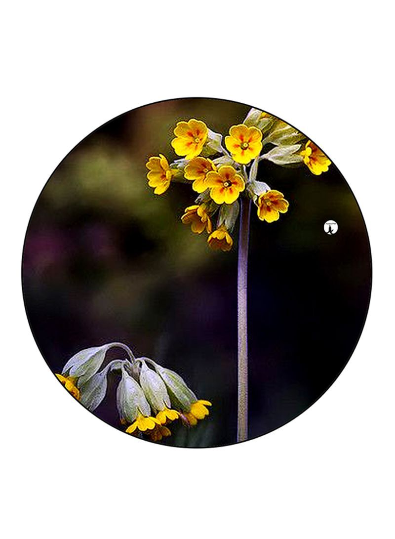 Flowers Printed Mouse Pad Multicolour