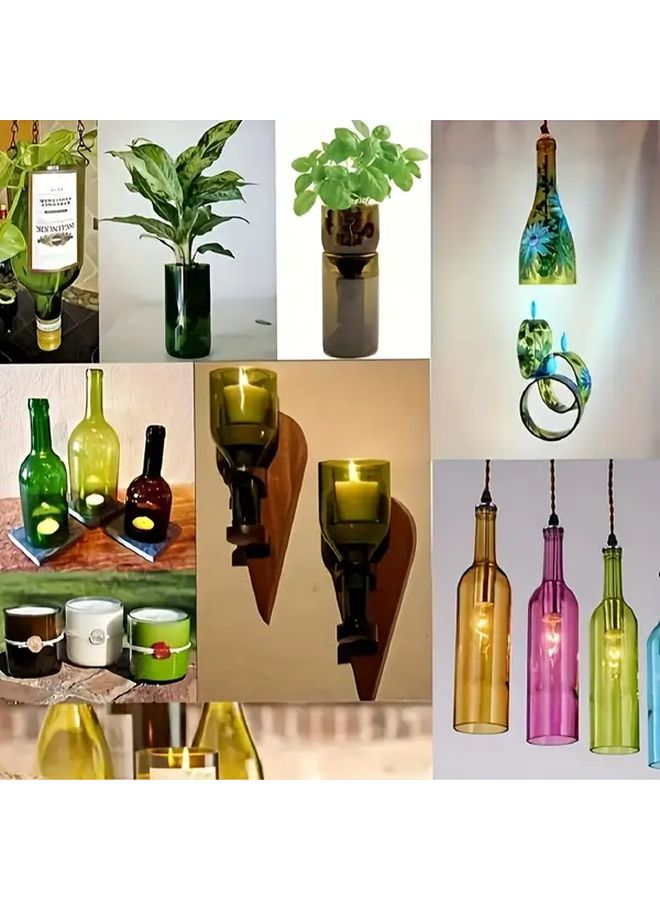 Premium Glass Bottle Cutter Kit S9 Color Adjustable Blade For Beer Wine Bottles - Image 4