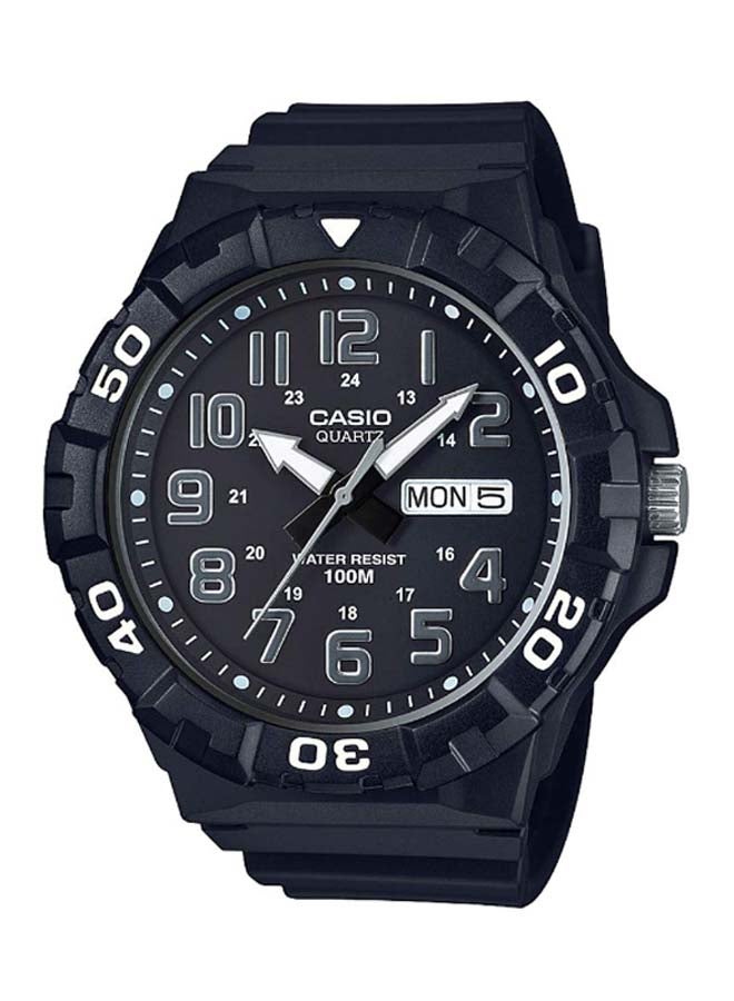 CASIO Men Resin Analog Watch MRW-210H-1AVDF - 53 mm - Black - Image 1