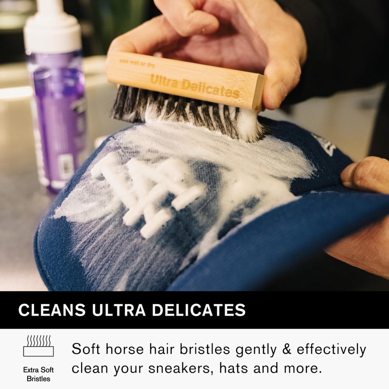 Jason Markk Ultra Delicate Shoe & Hat Cleaning Brush, Soft Bristles and Bamboo Wood, Sneaker Care, Extra Gentle, Ideal for Footwear, Safe for Wool, Cotton, Felt, Polyester, and More - Image 2