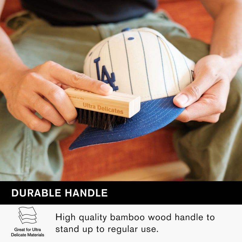 Jason Markk Ultra Delicate Shoe & Hat Cleaning Brush, Soft Bristles and Bamboo Wood, Sneaker Care, Extra Gentle, Ideal for Footwear, Safe for Wool, Cotton, Felt, Polyester, and More - Image 5