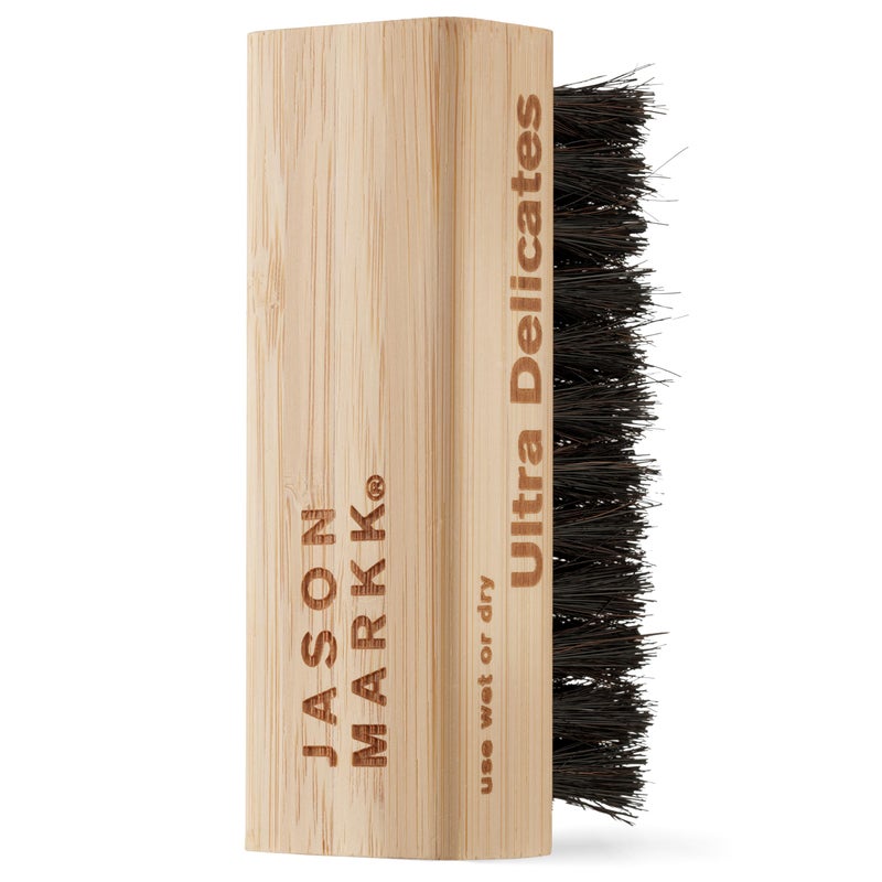 Jason Markk Ultra Delicate Shoe & Hat Cleaning Brush, Soft Bristles and Bamboo Wood, Sneaker Care, Extra Gentle, Ideal for Footwear, Safe for Wool, Cotton, Felt, Polyester, and More - Image 1