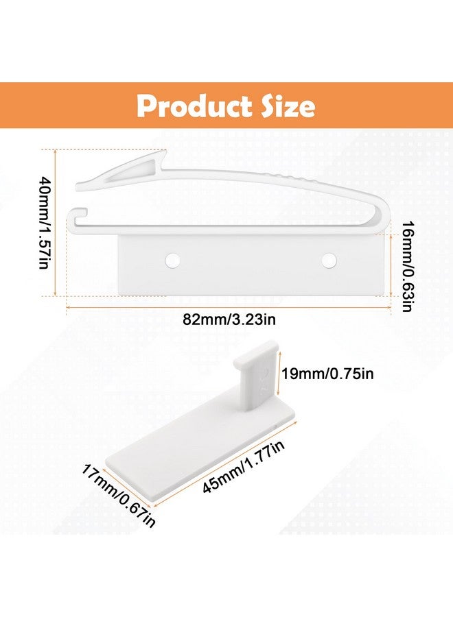 Coolrunner Child Safety Drawer Locks, 8 Pack Safety Invisible Drawer Latches with Strong Adhesive for Baby Care,Only fit for Some Drawer, Please See Below Before Buying - Image 4