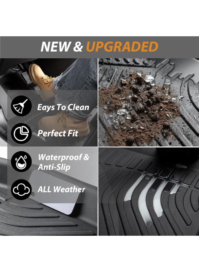 Floor Mats for Toyota corola cross 2022-2025 All Weather Waterproof Floor Mat TPE Trunk Mat (corola cross) - Image 4