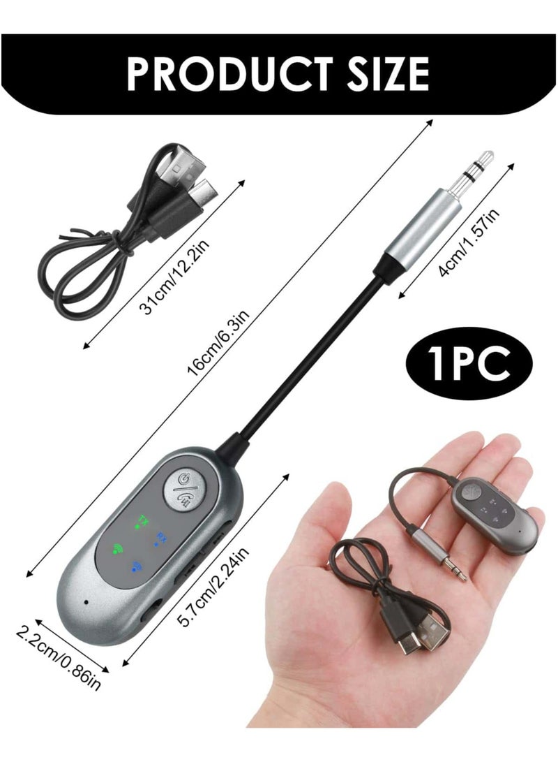 Aideli 2-in-1 Bluetooth Audio Transmitter & Receiver - Wireless 3.5mm Jack Adapter for TV/PC/Car/Airplane/Gym, Dual Pairing for Headphones & Speakers - Image 2