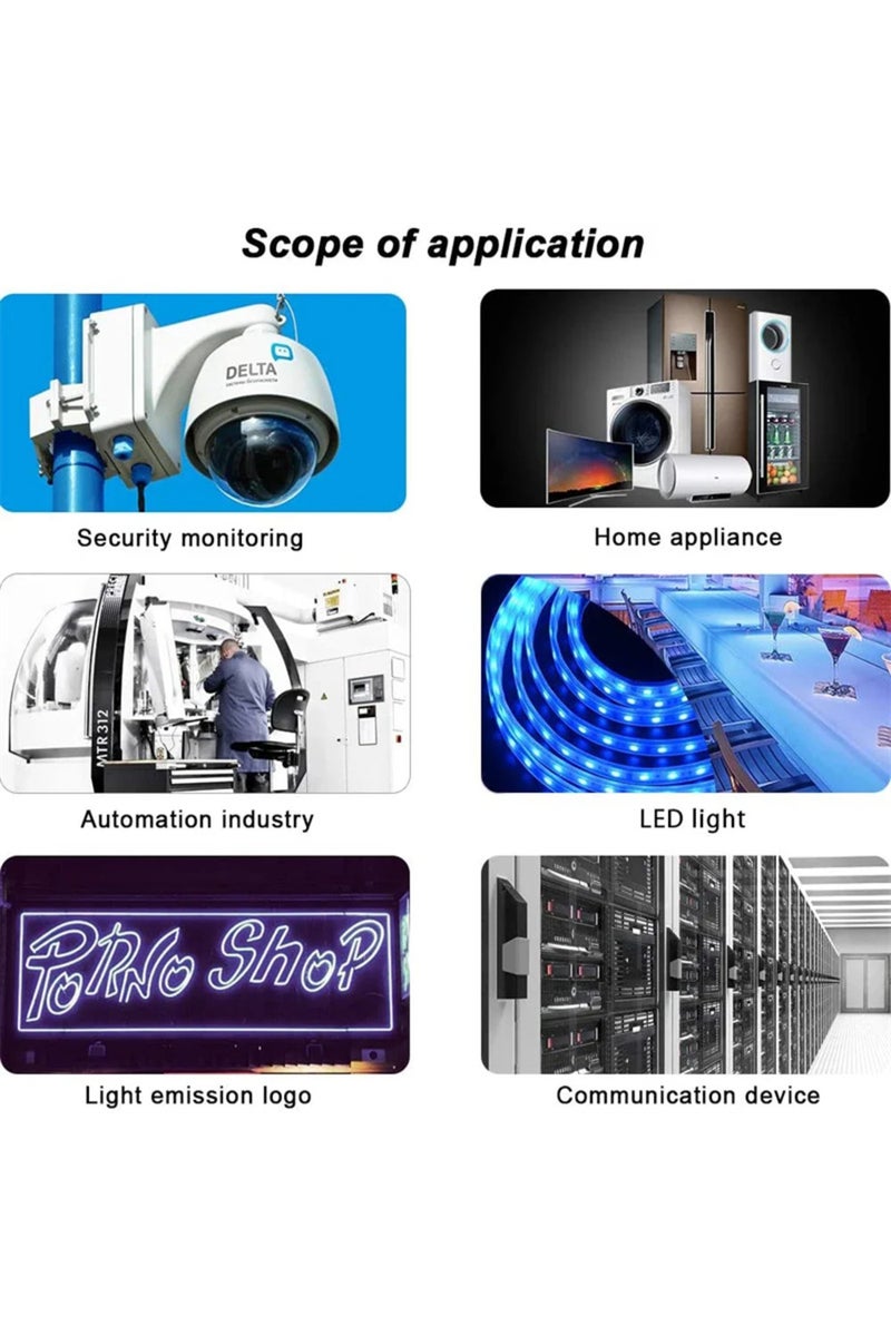إيروريكس مزود طاقة تبديل 12 فولت 5 أمبير 60 واط تيار متردد 110-220 فولت 60 واط 120 واط تيار مستمر 12 فولت 24 فولت 36 فولت 48 فولت 5 فولت 1 أمبير 2 أمبير 3 أمبير 5 أمبير 10 أمبير 20 أمبير - Image 5