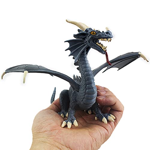 Warmtree 6 inch Realistic Dragon Model Plastic Flying Dragon Figurines Gifts for Collection - Image 4