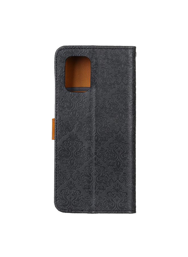 erorex Case For OPPO Reno5 Pro European Floral Embossed Copper Buckle Horizontal Flip PU Leather Case with Holder & Card Slots & Wallet & Photo Frame - Image 3