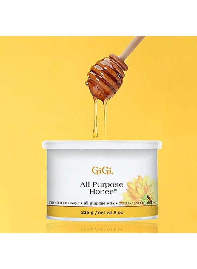GiGi All Purpose Honee Hair Removal Wax with Beeswax Formula, 8 oz - Image 5