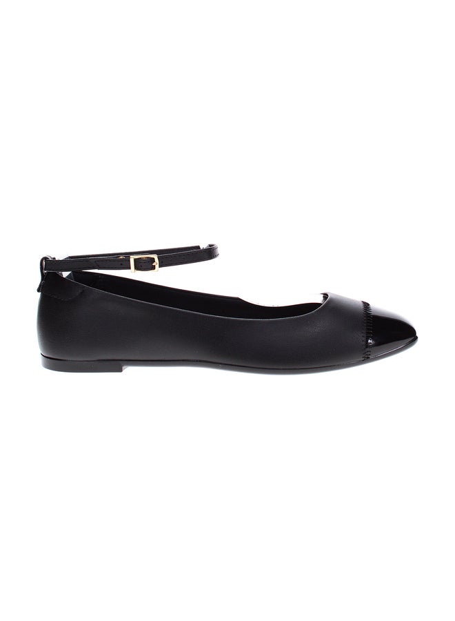 MOLECA Solid Slip-On Ballerinas with Bow Accent Detail - Image 3