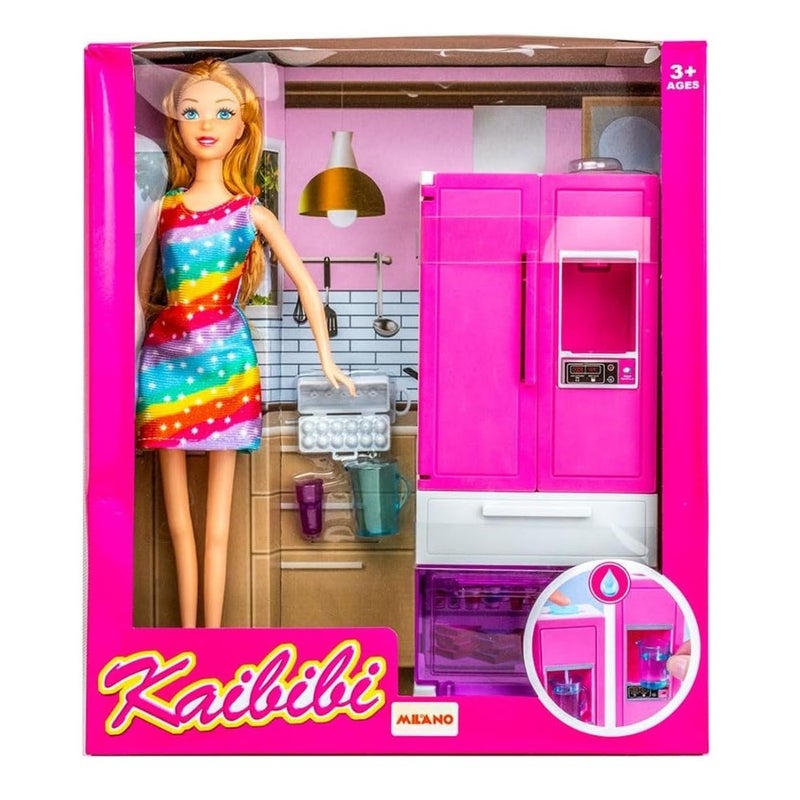 كيبيبي الدمية كايبيبي و المطبخ مع الثلاجة و الأكسسوارات - BLD365