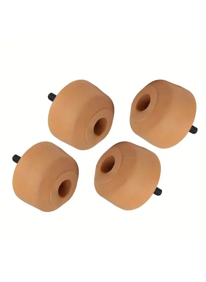 Heavy Duty Rear Axle Bump Stop Leaf Spring Rubber Buffer Block 4pcs For VW Caddy Van Mk3 Mk4 - Image 1