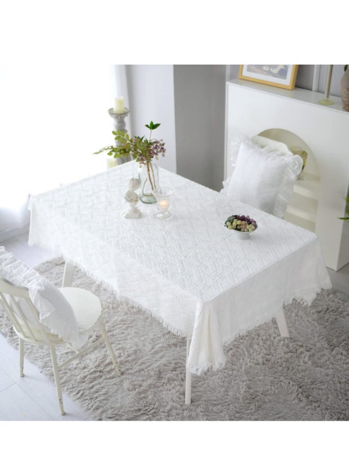 Tablecloth  Covers 130 * 180CM Table Cover Simple Design Cotton Linen Cloth Tea Table Cover for Living Room Hotel Coffee Table - Image 2