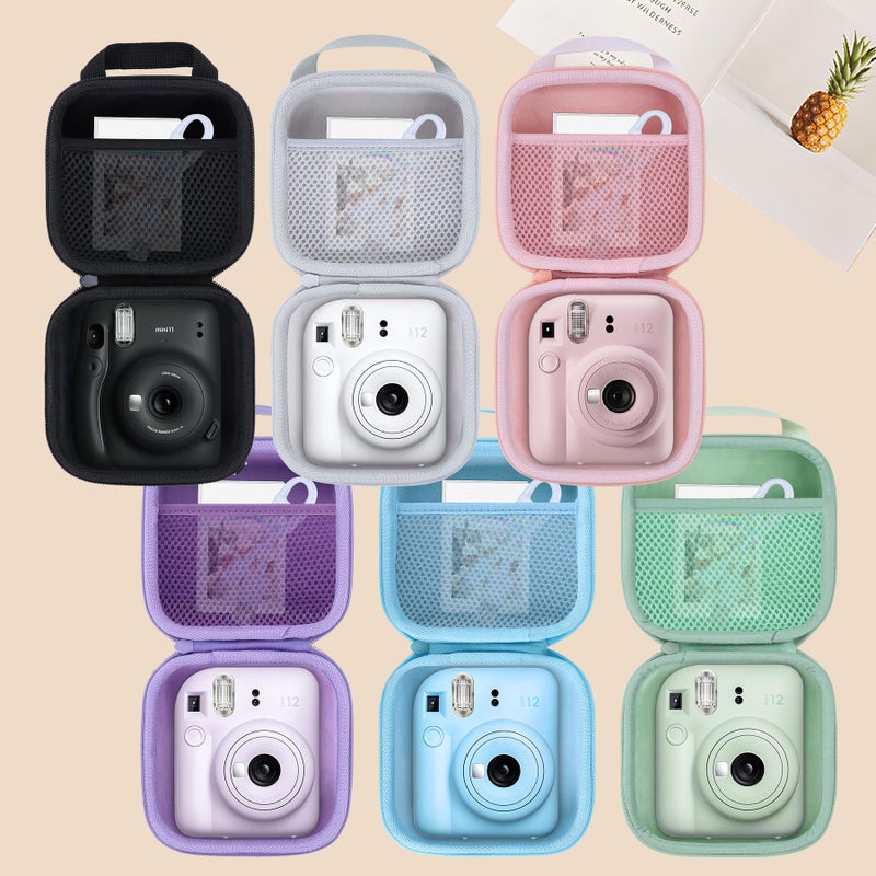 RIYADAone Hard Case Replacement for Fujifilm Instax Mini 12/11 Instant Camera (Lilac Purple Case) - Image 2