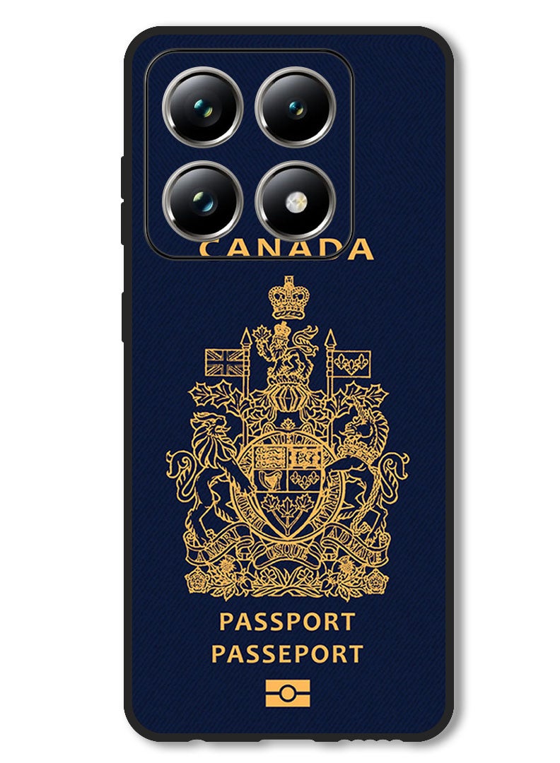 Theodor Case Compatible with Xiaomi 14T Protection Shockproof Bumper Cover Canada Passport - Image 1