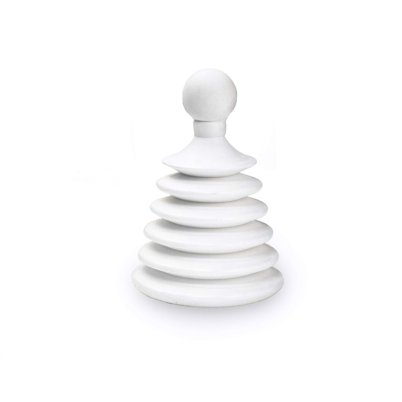 Master Plunger Master Plunger Mighty Tiny Plunger Designed for BathroomKitchen Sinks Perfect for RVs Unclogs Fast  Easy Patent Pending White