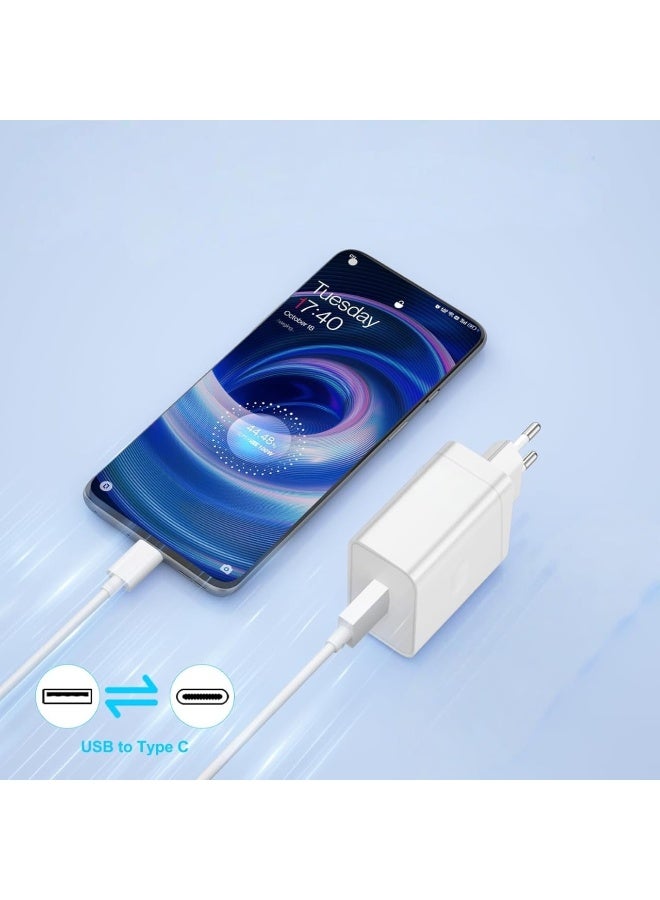 33W USB Fast Charger Turbo Super Power Adapter with USB Type C Cable, Compatible with Redmi Note 13/12/11 Pro, 11s, 10, Mi 13T/12T/12X/11T /POCO X6/M6/X5/X3 Pro/Mi Pad 6/5, AAA+ quality(33W) - Image 3