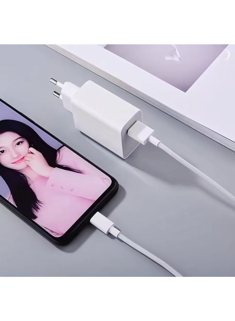 33W USB Fast Charger Turbo Super Power Adapter with USB Type C Cable, Compatible with Redmi Note 13/12/11 Pro, 11s, 10, Mi 13T/12T/12X/11T /POCO X6/M6/X5/X3 Pro/Mi Pad 6/5, AAA+ quality(33W) - Image 5