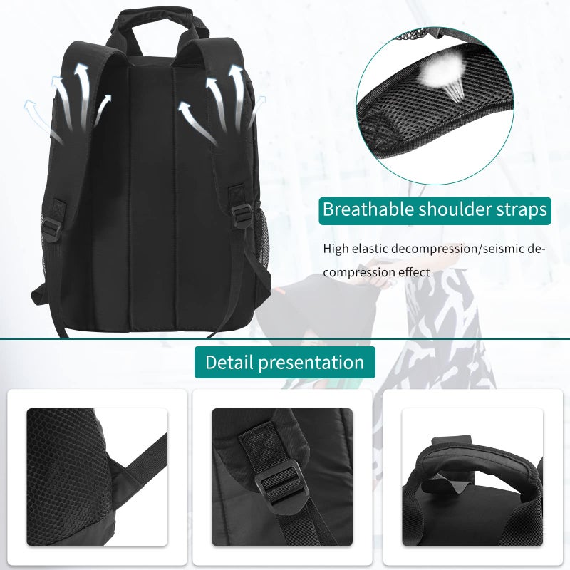AKOZLIN Foldable Stroller Travel Bag Backpack 14.2"x6"x18.2" Compatible for Gb Pockit Air Plus Stroller Carry Bag[not for Gb all-city] (Bag Only) - Image 4