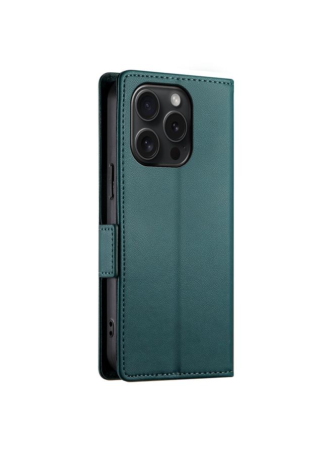 اس-توب جراب لهاتف iPhone 15 Pro مع مشبك جانبي مغناطيسي من الجلد المصقول - Image 3