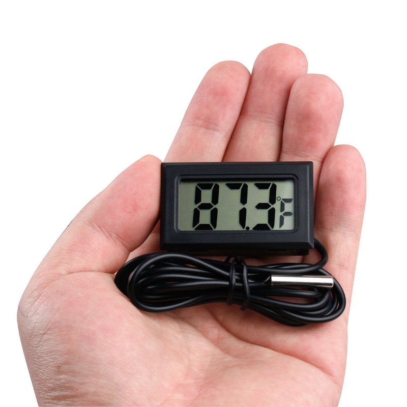 REES52 Mini LCD Digital Thermometer Sensor Wired for Room Temperaure - Image 1