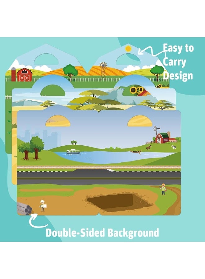 FAVORGEAR Reusable Puffy Sticker Book for Kids  80 Cute Restickable Stickers Toddler Travel Toys for Airplane Car Road Trip Keep Toddlers Entertained Quiet Activity for Ages 13 24 35 ScreenFree Fun - Image 4