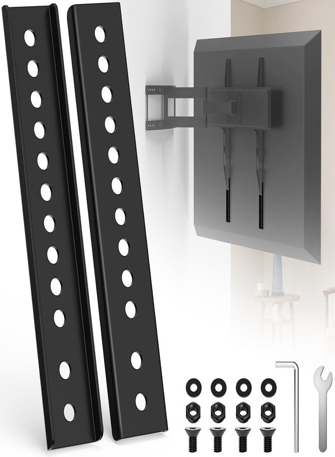 Famiron 2Pcs TV Mount Extension Bracket, VESA Extender Plate Bracket Kit for Low VESA Pattern TV’s, Suitable for Use with Most VESA mounts and TV Ceiling Mount - Image 1