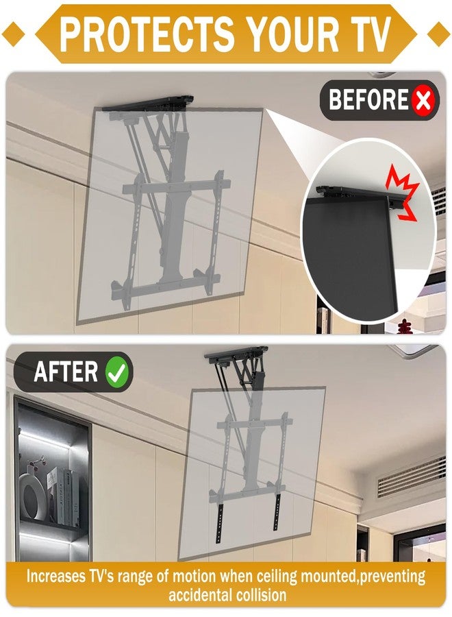 Famiron 2Pcs TV Mount Extension Bracket, VESA Extender Plate Bracket Kit for Low VESA Pattern TV’s, Suitable for Use with Most VESA mounts and TV Ceiling Mount - Image 5