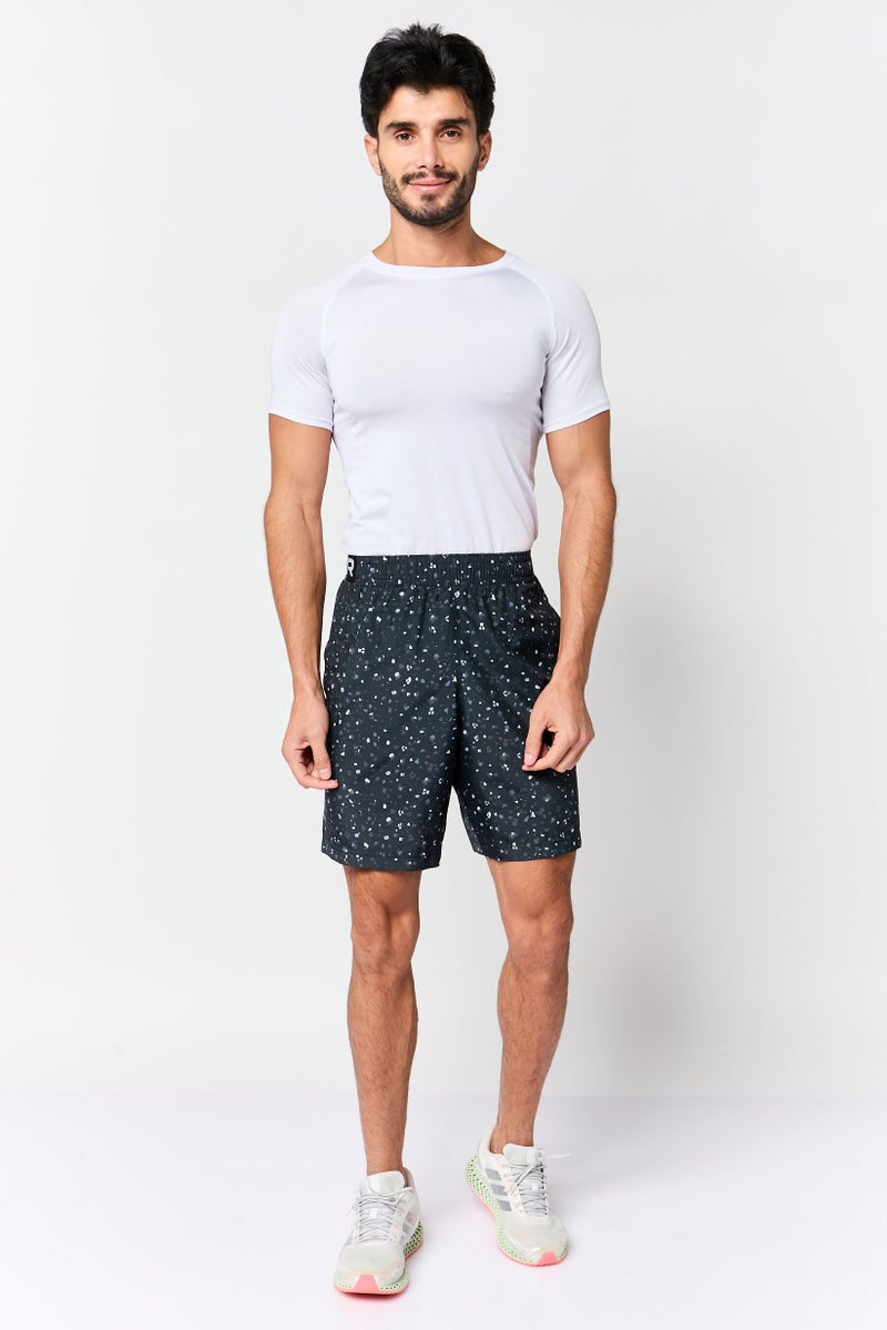 UNDER ARMOUR Men Loose Fit Allover Print Training Shorts, Multicolor - Image 4