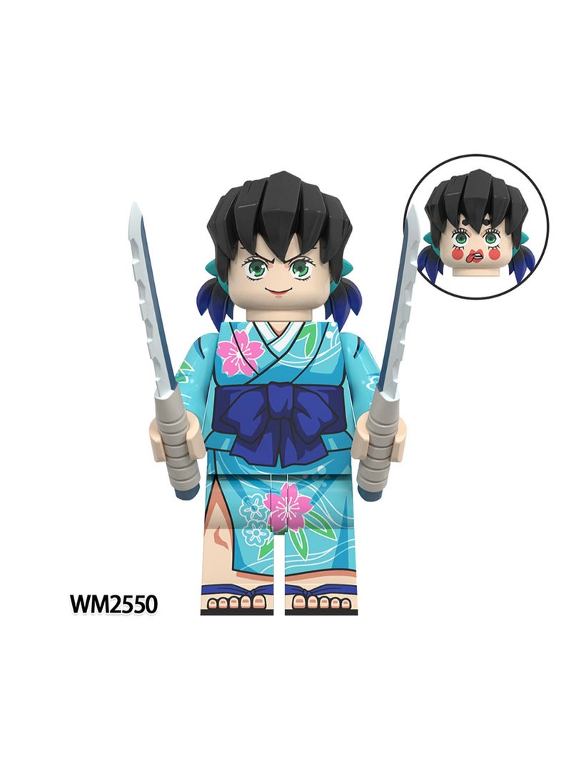 7-Piece Anime Characters Children's Educational Building Blocks Minifigures Toys Suitable For Boys Gifts Bag Pack - Image 3