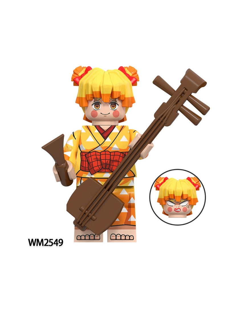 7-Piece Anime Characters Children's Educational Building Blocks Minifigures Toys Suitable For Boys Gifts Bag Pack - Image 2