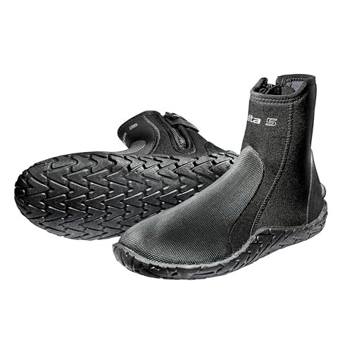 Scubapro حذاء الغوص SCUBAPRO دلتا، 5 مم (أسود، كبير جداً) - Image 2