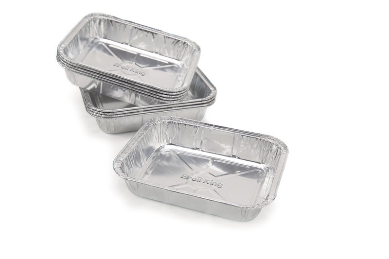 Broil King 50416 Small Aluminum Drip Pan, 10-pack, Silver - Image 4