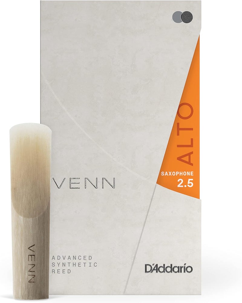 D'Addario VENN Alto Saxophone Reed, Strength 2.5 - Image 2