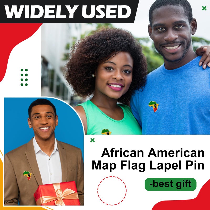 Quelay 150 Pcs Black History Month Pins Gift Bulk Raised Fist Enamel Lapel Brooch Badge African American Flag Freedom Button Pins Cards Bags Gifts for Black History Party Favors Blm - Image 4