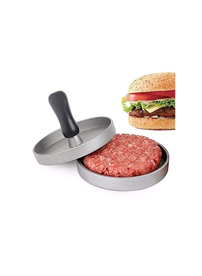 erorex 1 Set Round Shape Hamburger Press Aluminum Alloy Meat Beef Chef Cutlets Grill Burger Tools Kitchen Gadget - Image 2