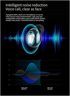 SAB In ear wireless Bluetooth earphones with large screen digital display and high audio quality  - Image 5