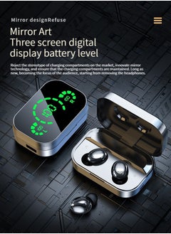 SAB In ear wireless Bluetooth earphones with large screen digital display and high audio quality  - Image 4