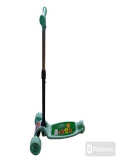 Generic Scooter for Kids, 3 Colorful Flash Wheel, Smart Kick Scooter with Foldable & Height Adjustable Handle (Cute Animal)  - Image 2