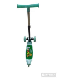 Generic Scooter for Kids, 3 Colorful Flash Wheel, Smart Kick Scooter with Foldable & Height Adjustable Handle (Cute Animal)  - Image 3